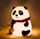 Silicone Panda Shape Touch Night Lamp (White & Black)