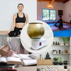 Glass Electric Camphor Diffuser & Ganesh Ji Om Aroma Burner Night Lamp and Wooden swastik Kapoor Dani 