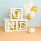One Balloon Box for 1st Birthday Decoration,Multicolour,Set Of 1