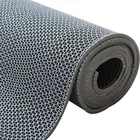 PVC Solid Doormat (Grey, 2x1.5 ft)