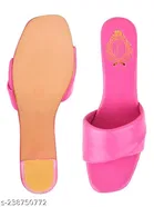 Shoetopia Red Synthetic Block Heel Square Toe Sandals 