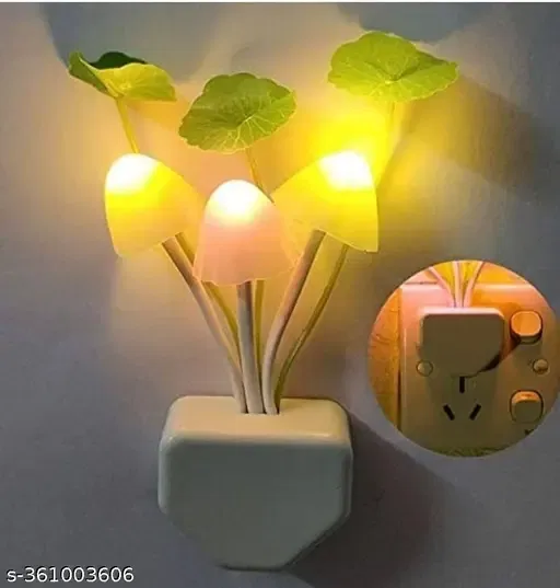 Plastic Flower Color Changing Lamp, Pack of 1 For Decoration, Pack of 1