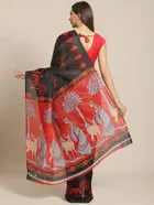 Khadi Printed Saree for Women 