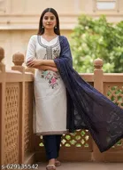 Embroidered Floral Patiala Suits for Women 