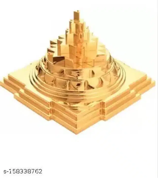 Meru Shree Yantra Showpieces (Gold)