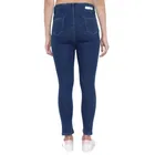 Denim Straight Fit Jeans For Women , DARK BLUE 