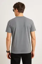 Round Neck Printed T-Shirt for Men 