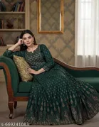 Viscose Rayon Kurti for Women, Green 