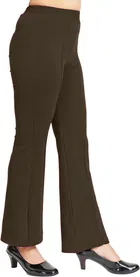 Polyester Solid Trouser for Women 