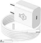 GUG 20W Adapter with Lightning to Type-C Cable Mobile Charger (White)