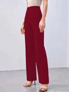 Poly Spandex Bell Bottoms Trouser / Pant for Women 
