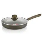 Nirlon Aluminium Non Stick Frying Pan with Glass Lid 