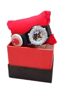 Synthetic Rakhi with Light Watch for Kids 