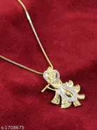 Alloy Necklace with Earrings for Women 