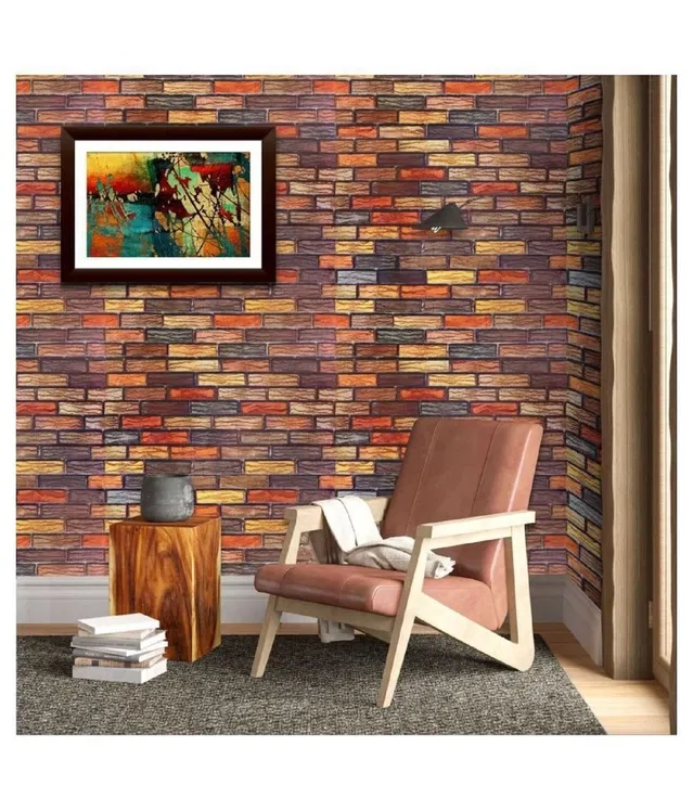 Vinyl Wallpaper for Home (Multicolor, 45x250 cm)