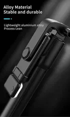 IMMUTABLE Bluetooth Extendable Selfie Stick with Wireless Remote, Selfie Stick, Adjustable and Rotatable Design 