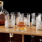 Afast Crystal Whiskey Glasses , Bar Glass for Whisky Glass Set 