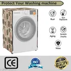 KANUSHI Industries® Washable & Dustproof Front Trasparent Front Load Automatic Washing Machine Cover 