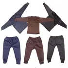 Woolen Solid Thermal Set for Kids, Set of 3 