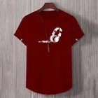 Round Neck Printed T-Shirt for Men 