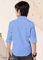 Solid Cotton Blend Kurta Set for Boys 
