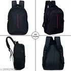 Polyester Backpack for Men & Women, Black