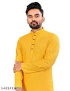 Embellished Embroidered Kurta Set for Women 