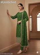 Embroidered Floral Patiala Suits for Women 
