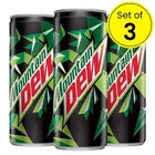 Mountain Dew 3X250 ml (Can) (Pack Of 3)