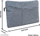 Canvas Laptop Bag for Men, Grey