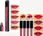 Combo of 5-in-1 Matte & 4 Pcs Liquid Waterproof Mini Lipsticks 