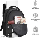 Rubber Backpack for Men & Women, Black