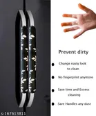 KANUSHI Industries® Fridge Covers / Refrigerator Cover+ 1 Pc Handle Cover 