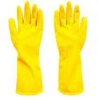 GLITTER Large Garding Gloves, (Yellow, Pack of 1)