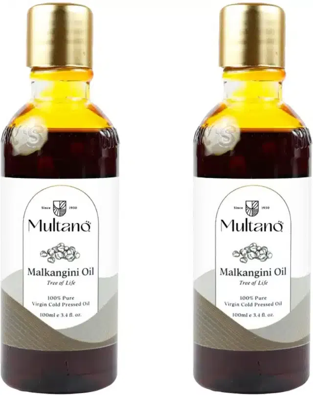 Cold Pressed Malkangani Oil for Hair (Pack of 2, 100 ml)