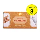 Mangal Bhavan Dry Dhoop Stick - Chandan - 12 Sticks (Pack of 3)