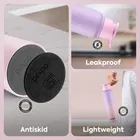 Pexpo Craft Pro 1000 Stainless Steel Sports/Fridge Water Bottle with Sipper Cap - 950ml | BPA Free - Pink & Purple Ombre