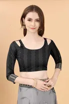 Trendy Simar Silk Saree with Blouse Piece For Women 