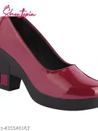 Shoetopia Block Heel Pointed Toe Sandals 