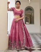 Embroidered Lehenga Choli for Women 