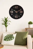 Stylish Analog Wall Clock, Medium [11" × 11"], Plastic 