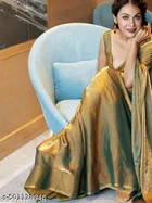 JImmy Choo Saree for Women, Gold 
