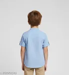 Solid Cotton Blend Short Sleeve Polo for Boys 