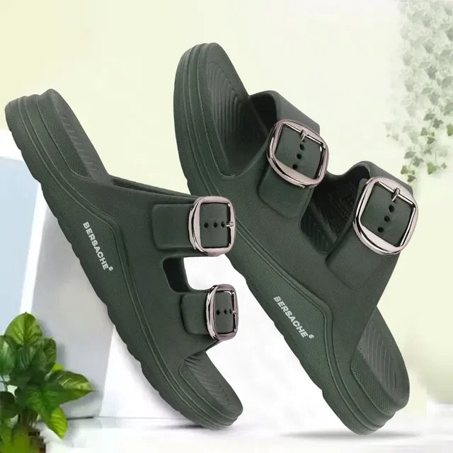 Sliders for Men, Olive (7)