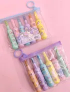 Unicorn 6 Pcs Glitter Highlighters Pen Office Stationery & Kids 