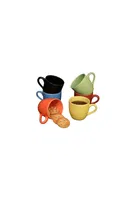 Ceramic Tea & Coffee Cup, Multicolor, Pack of 6 