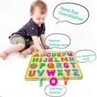 Wooden Alphabet Puzzle Educational Board for Kids 