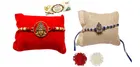 Khatu Shyam Ganes Ji Metal Rakhi 
