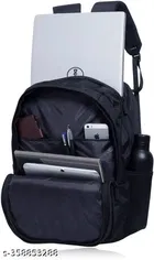 Rubber Backpack for Men & Women, Black