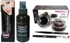 Lenon Gel Eyeliner Black & Brown Mascara Eyeliner Eyebrow Pencil Fixer 